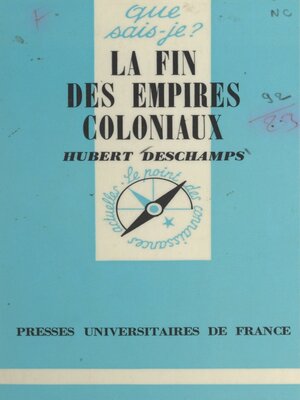 cover image of La fin des empires coloniaux